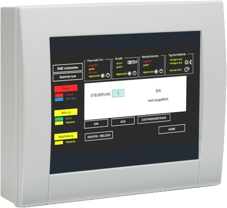 Touchscreen operating unit, surface mount - Business | HLS Austria